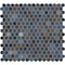 Ackland Indigo Smoke 12 in. x 13 in. Glossy Porcelain Penny Round Mosaic Floor and Wall Tile, 15PK AKM-P-INSM11X12PRG-CA - alternate 4